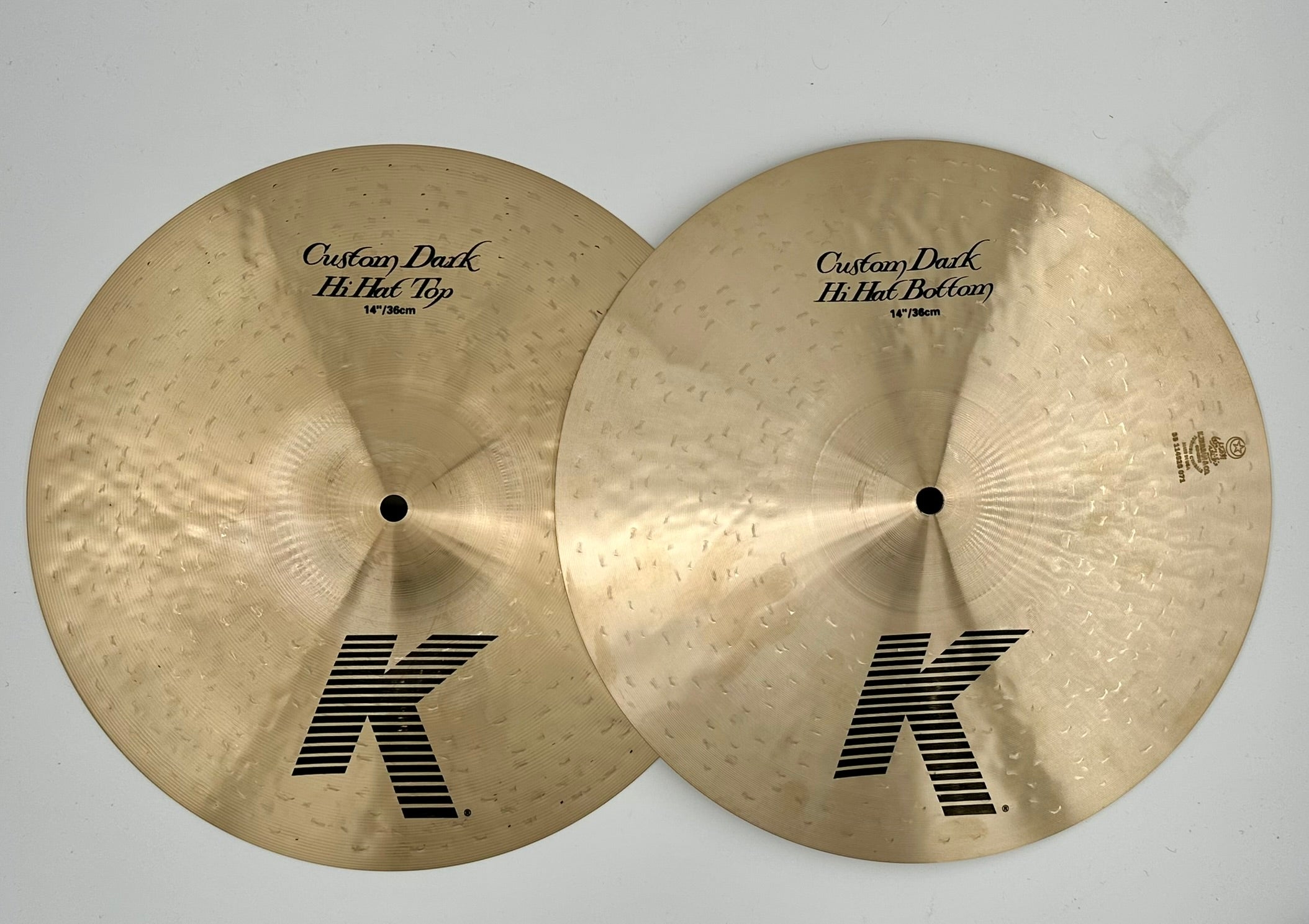 Тарелка для ударной установки ZILDJIAN 14" K Custom Dark HiHats