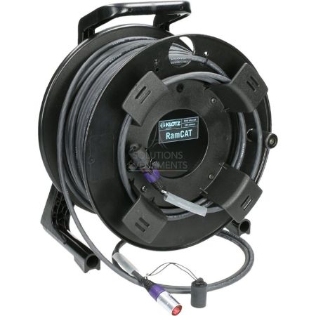 Сетевая катушка Cat6, 30 м, фиолетовая